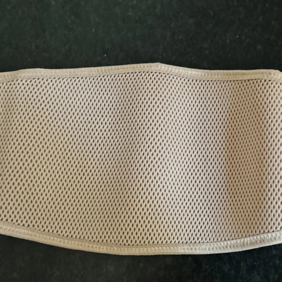 Maternity support belt Khaki tan elastic band stretchy comfort - Picture 5 of 7